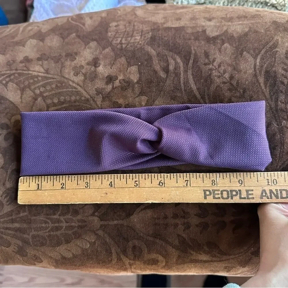 Handmade purple twist headband